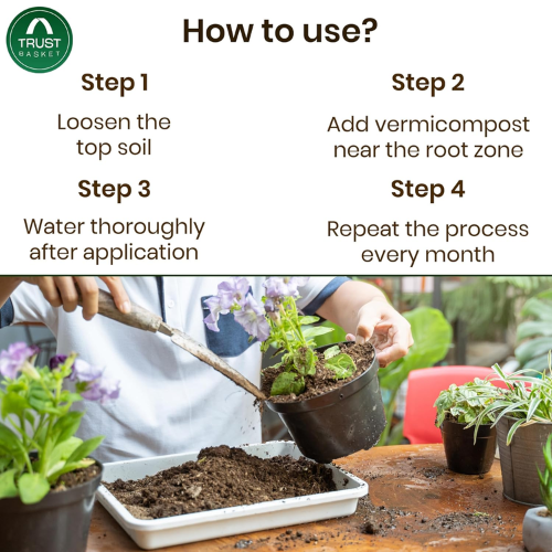 TrustBasket Vermicompost 5kg - Image 4